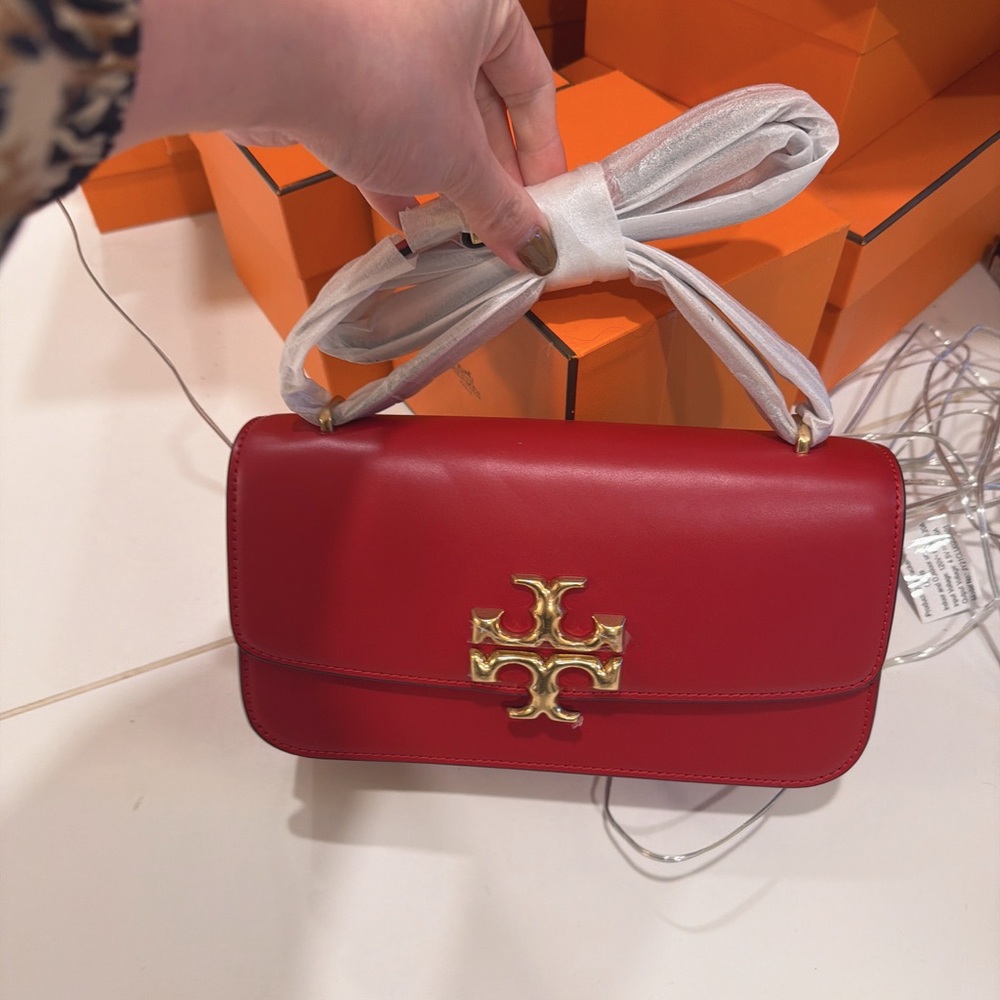 Tory Burch Bold Red Crossbody Bag